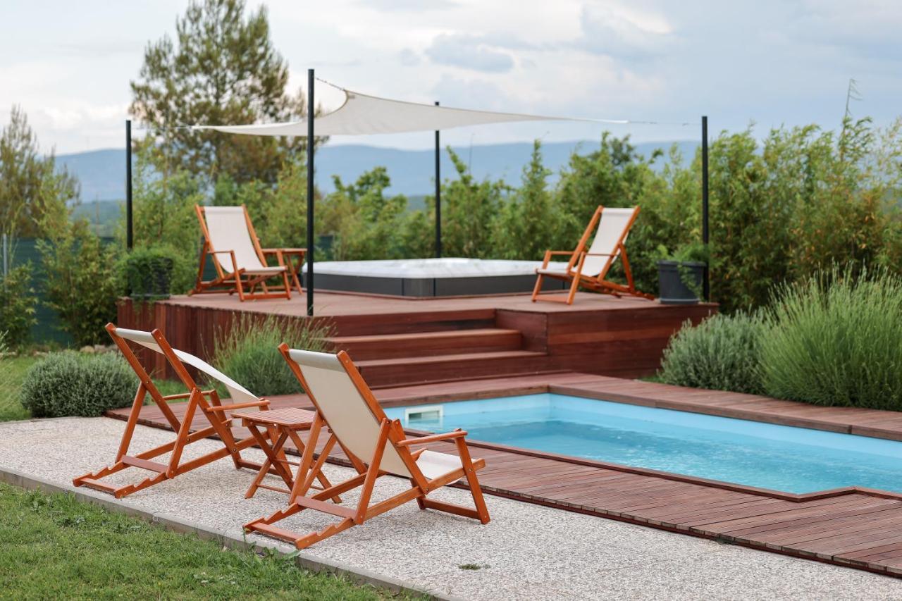 Villa Ena With Pool & Jacuzzi Donji Kasic Exteriör bild